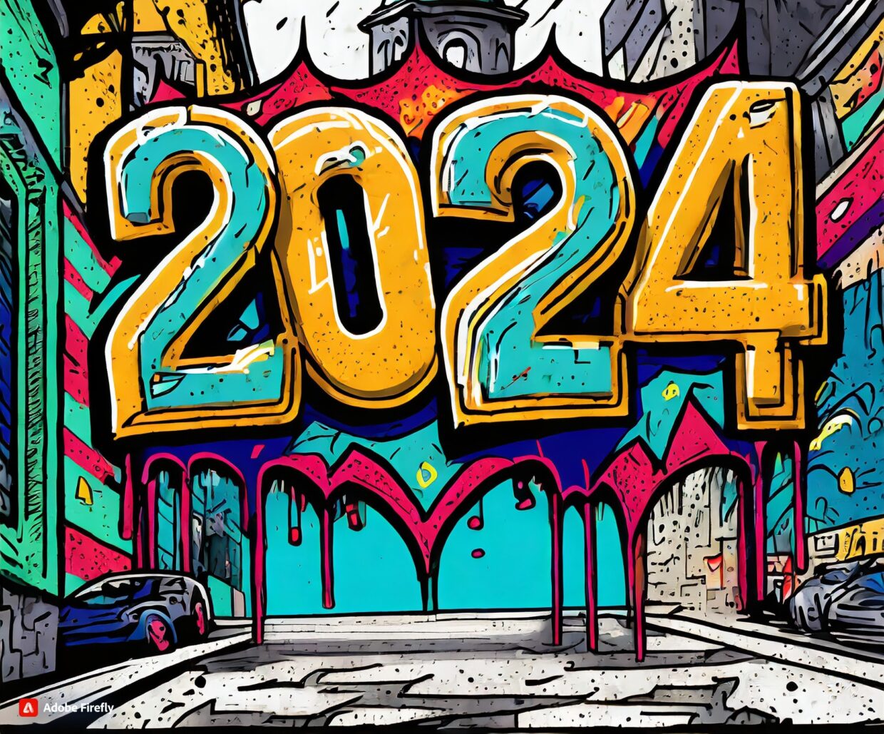 Firefly écriture 2024 style street art 53743